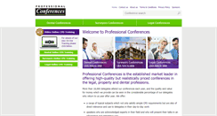 Desktop Screenshot of proconferences.com
